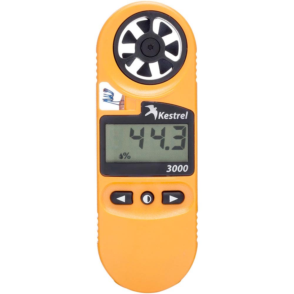 Kestrel 3000 showing Relative Humidity